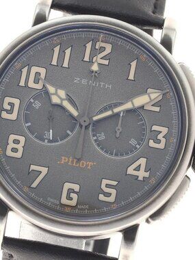 ZENITH Pilot TYPE 20 Ton Up 11.2430.4069 gray Dial Automatic Men's Watch_965987